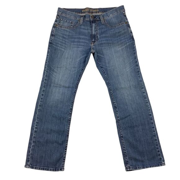 Cody James Jeans Mens 36X30 Fit 34X28 Blue Clovehitch Straight Mid Wash Cowboy - Picture 1 of 15